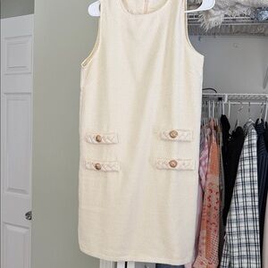 Amazon Cream Midi Dress